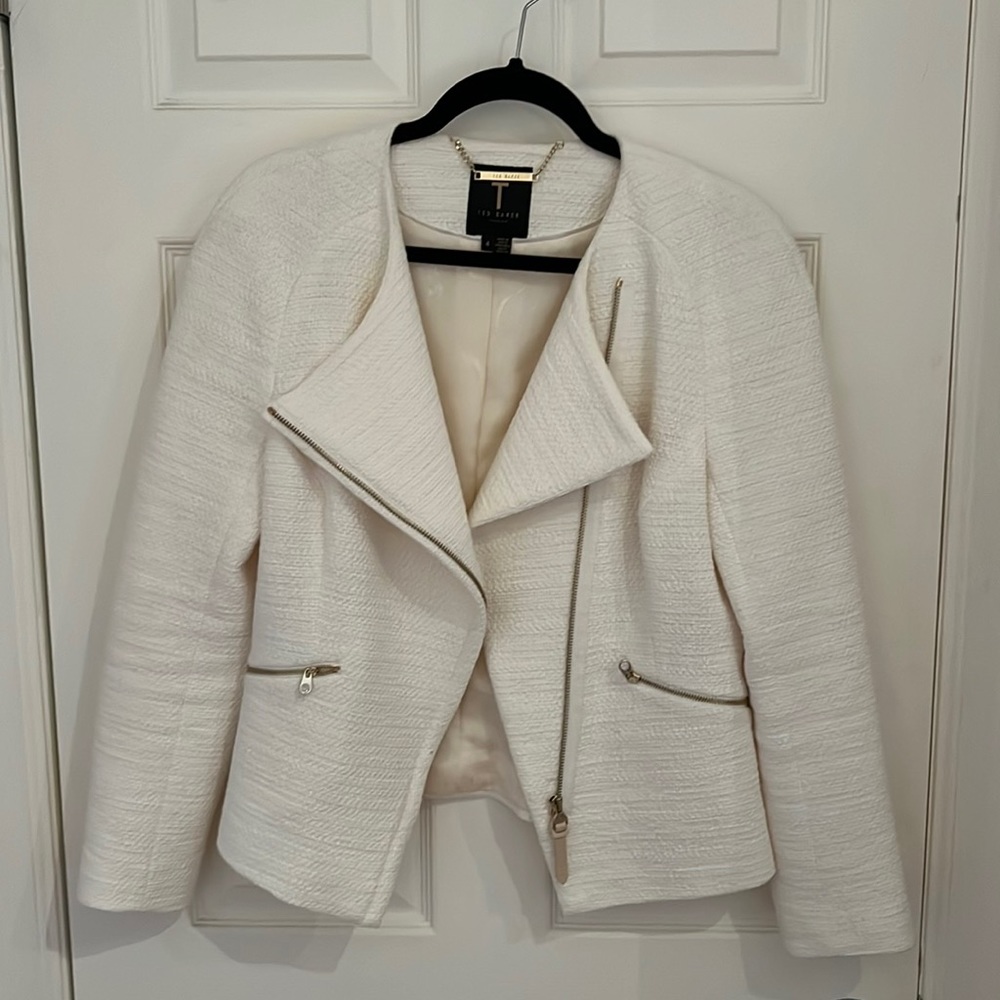 Ted Baker off white/cream blazer